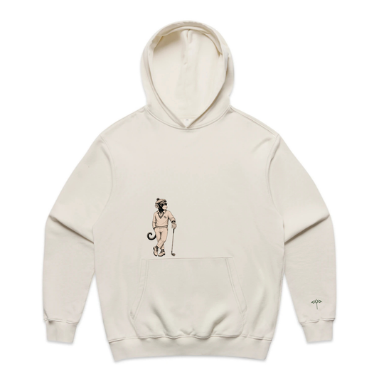 Monkey Golf Club Hoodie - Bone