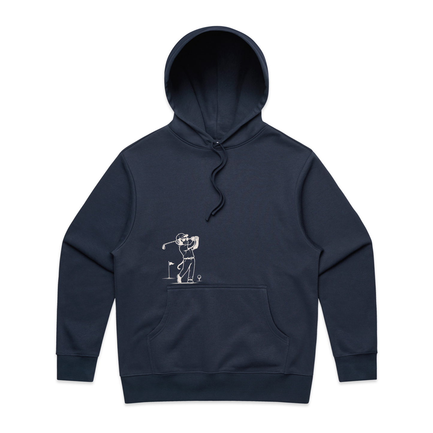 Monkey Golfer Hoodie - Navy Club Edition