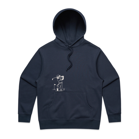 Monkey Golfer Hoodie - Navy Club Edition