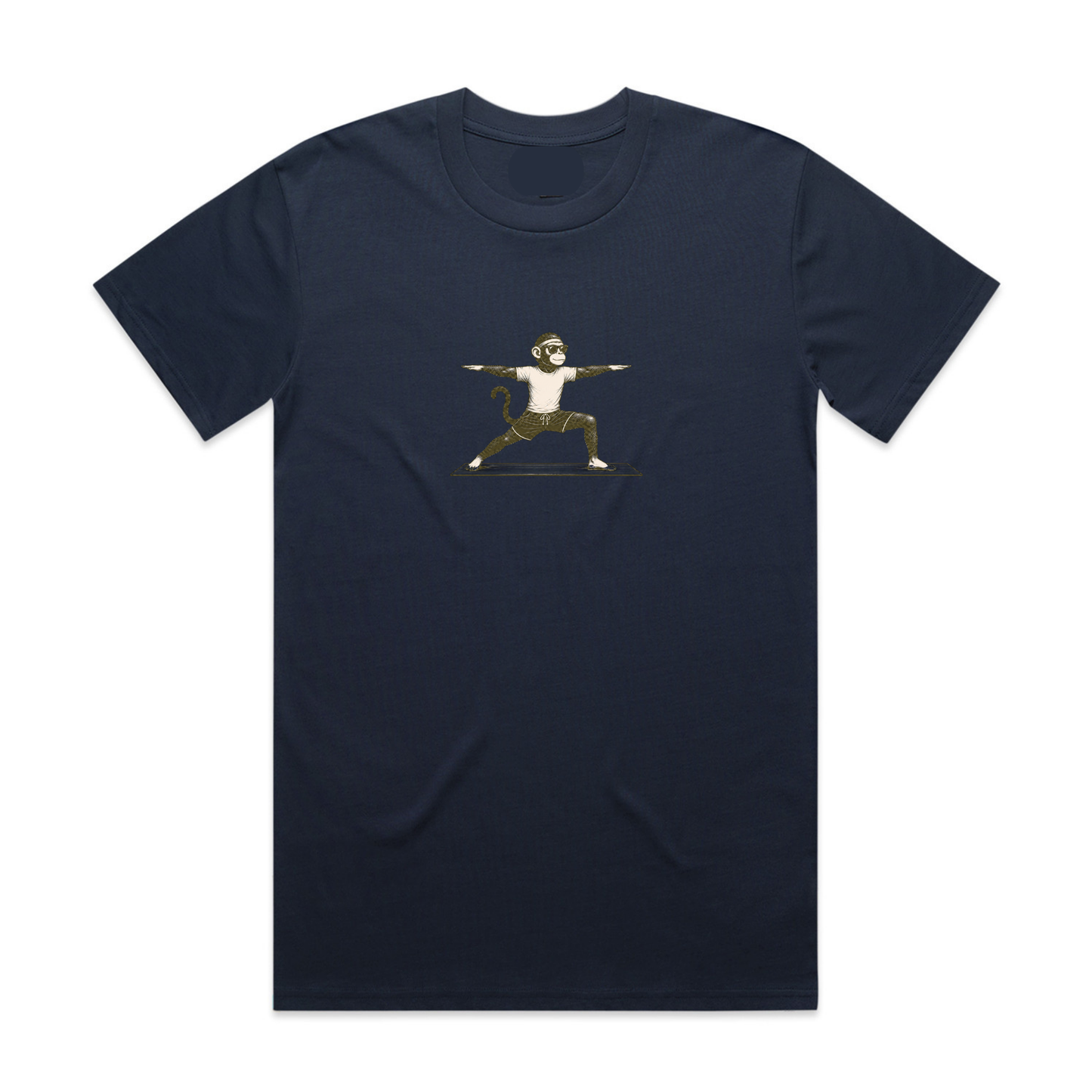 Mono Monkey Warrior Tee - Navy