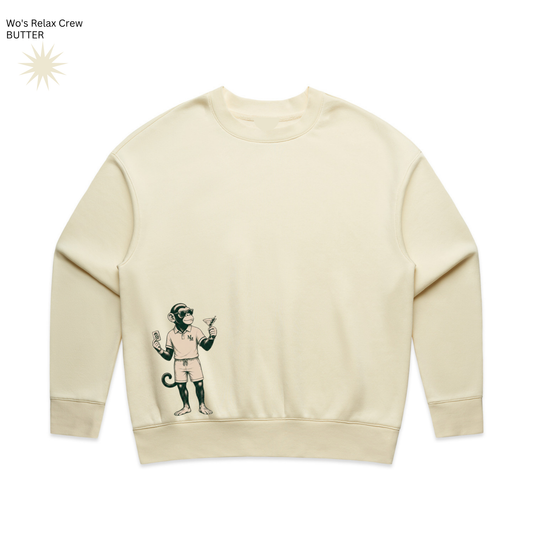 MONO MONKEY Martini Club Mahjong Relax Crew - Butter