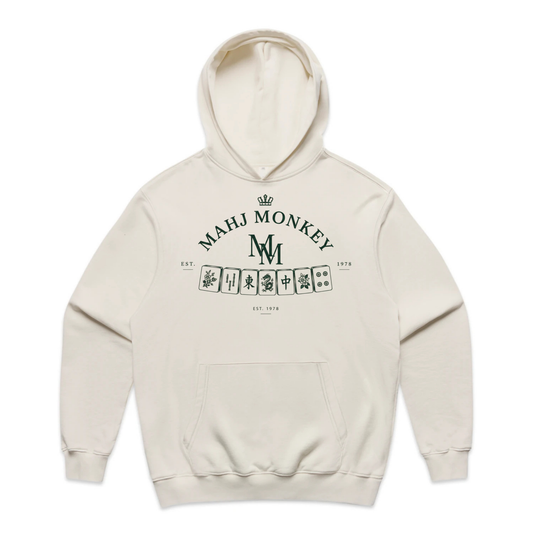 Mahj Monkey Heritage Hoodie – Natural