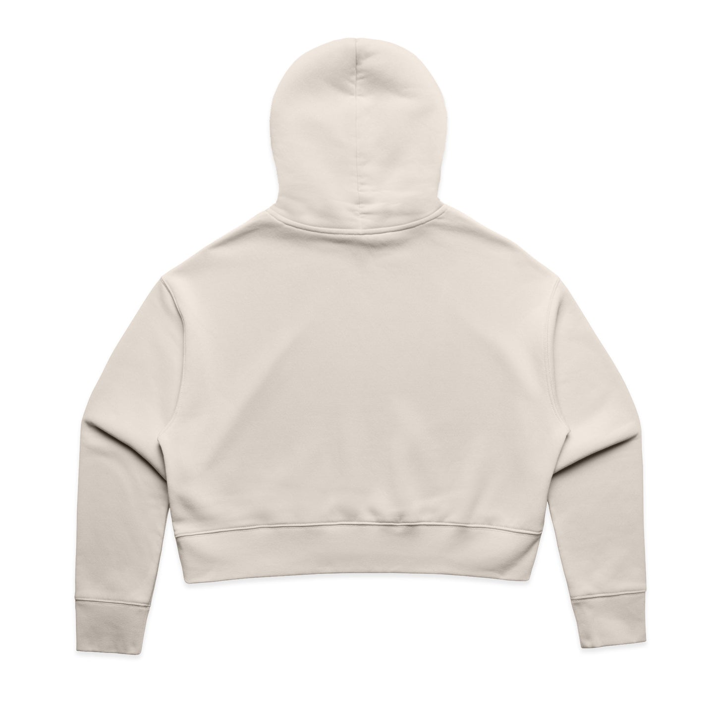 Mahj Monkey Martini Crop Hoodie – Natural