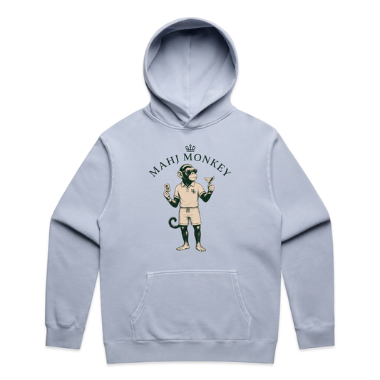 Mahj Monkey Hoodie – Powder Blue