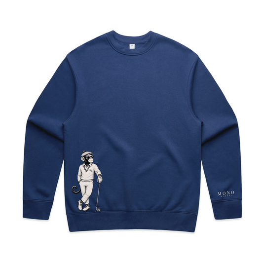 MONO MONKEY Golf Club Crewneck - Navy
