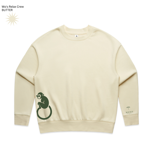 MONO MONKEY Relax Crew - Butter