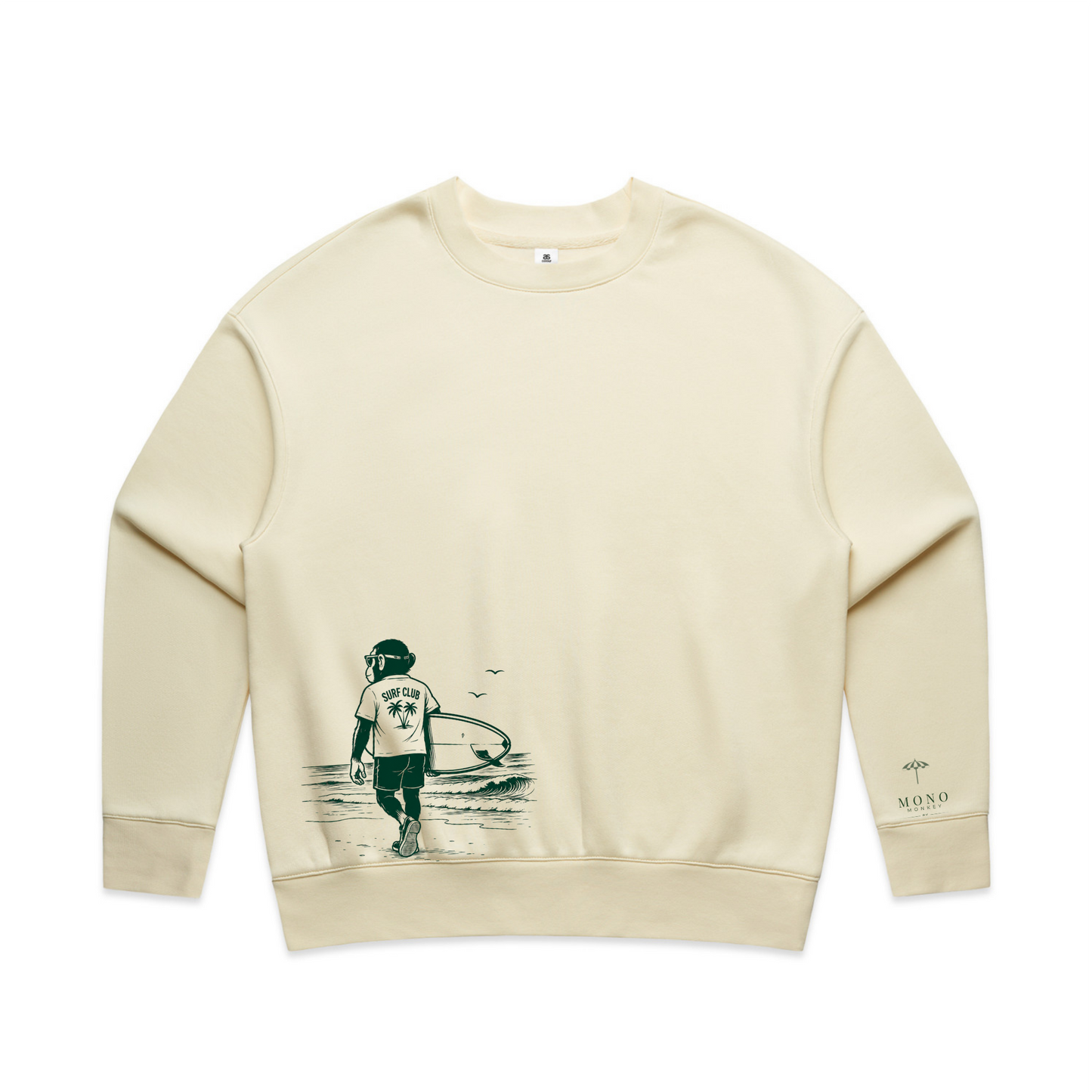 Surf Club Crewneck - Butter Cream