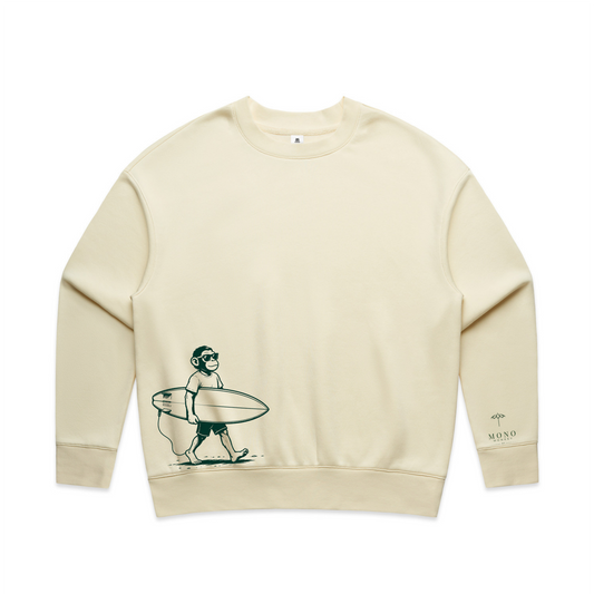 Tide Chaser Crewneck - Butter Cream